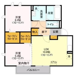 ラフレ仲道Gの物件間取画像